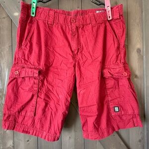 5/$20 Vibrant Red Cargo Shorts for Men